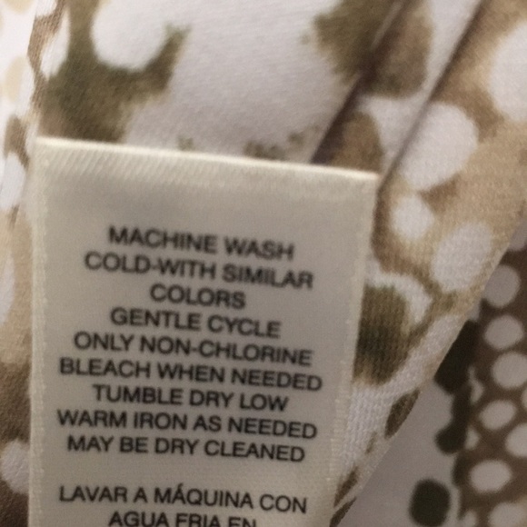 CHICO’S “Easy Wear” Packable Wrinkle Free Poly Jersey Knit 3/4 Sleeve Tie Front - Picture 16 of 16